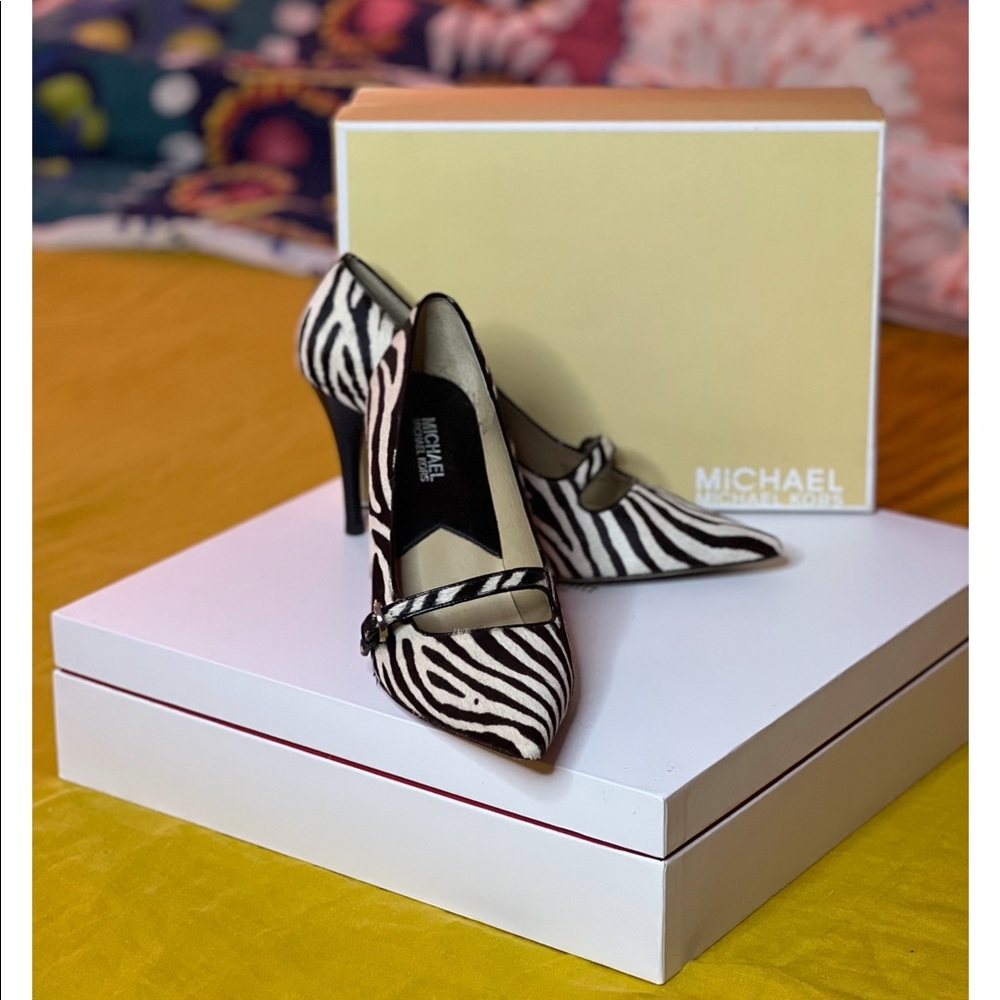 MICHAEL Michael Kors Pumps Zebra Calf Hair